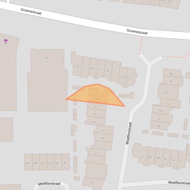 Kaart van postcodegebied 6531JT.