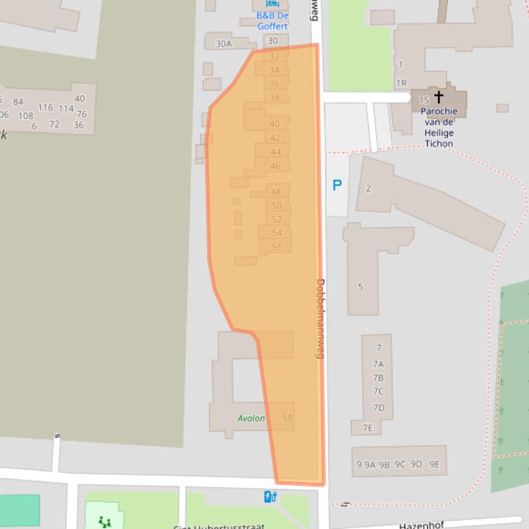 Kaart van postcodegebied 6531KX.