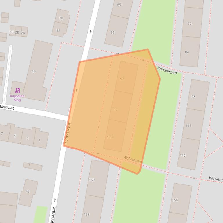 Kaart van postcodegebied 6531MC.