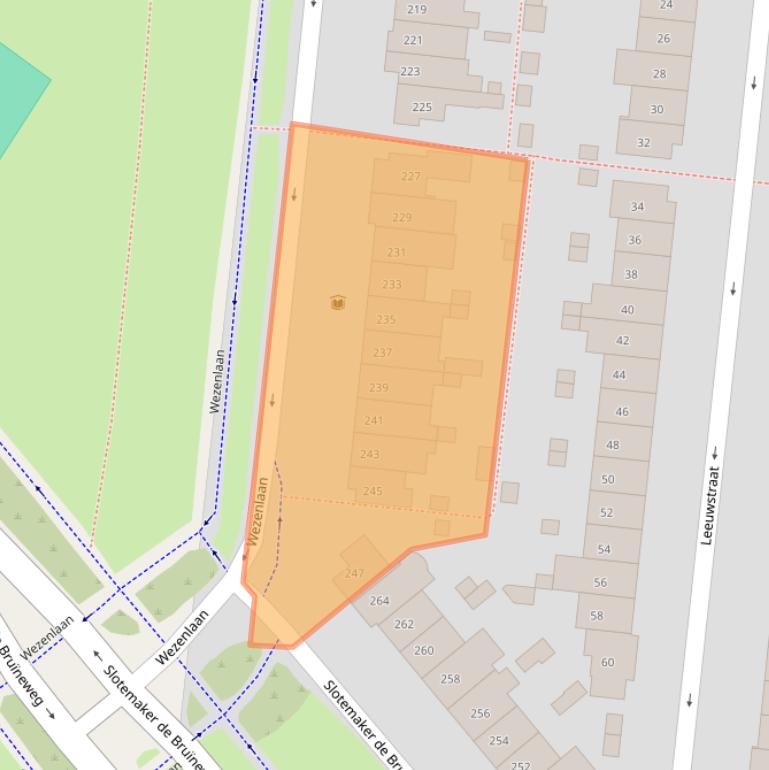 Kaart van postcodegebied 6531MR.