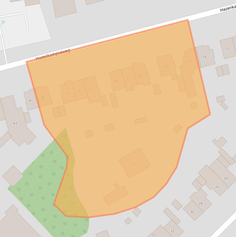 Kaart van postcodegebied 6531NB.