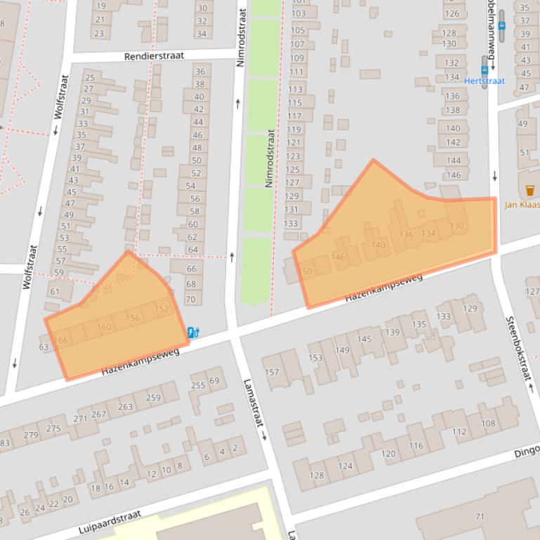 Kaart van postcodegebied 6531NP.