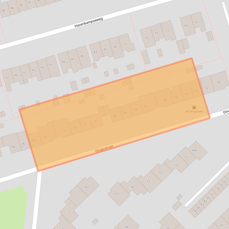 Kaart van postcodegebied 6531PD.