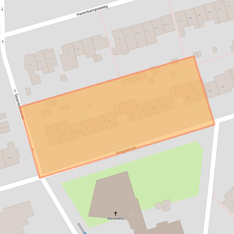 Kaart van postcodegebied 6531PE.