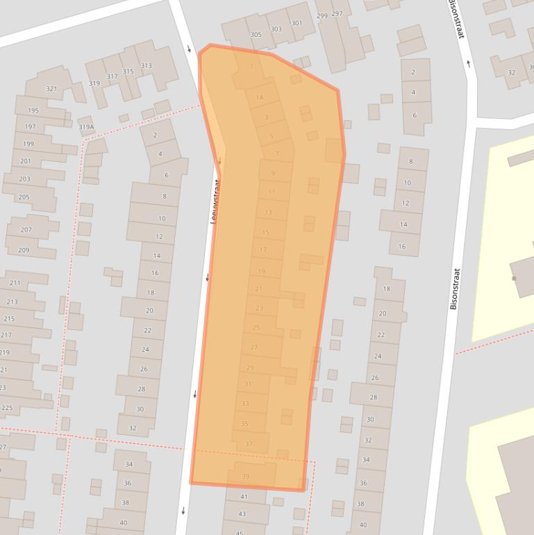 Kaart van postcodegebied 6531RA.