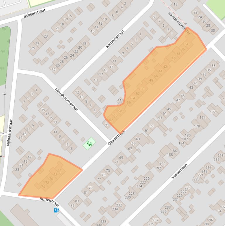 Kaart van postcodegebied 6531RM.