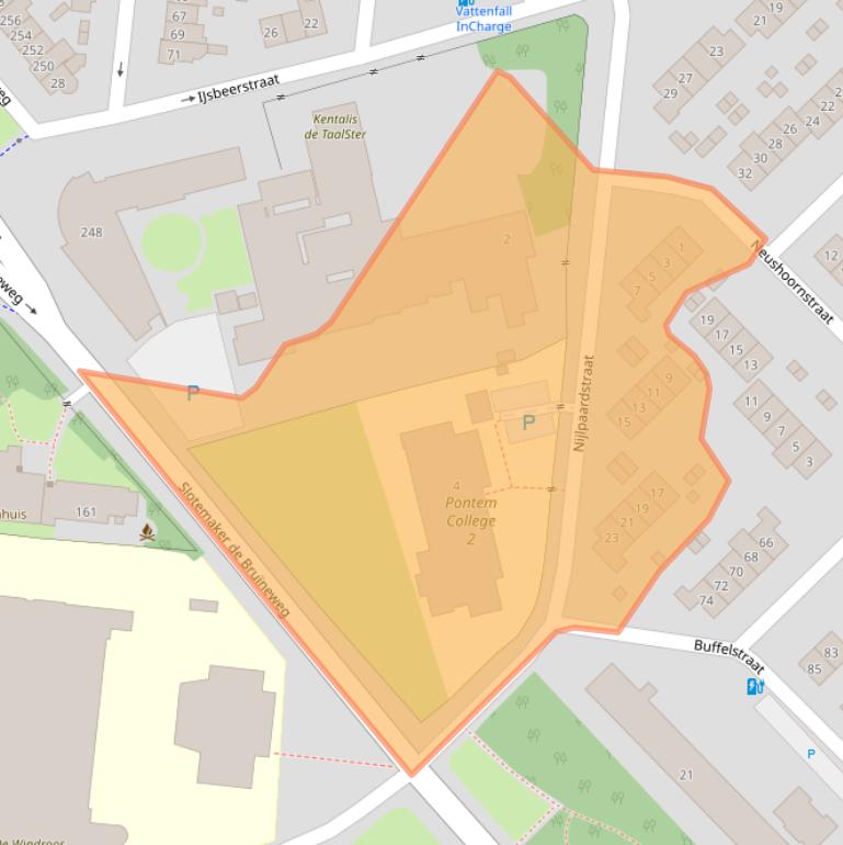 Kaart van postcodegebied 6531RR.