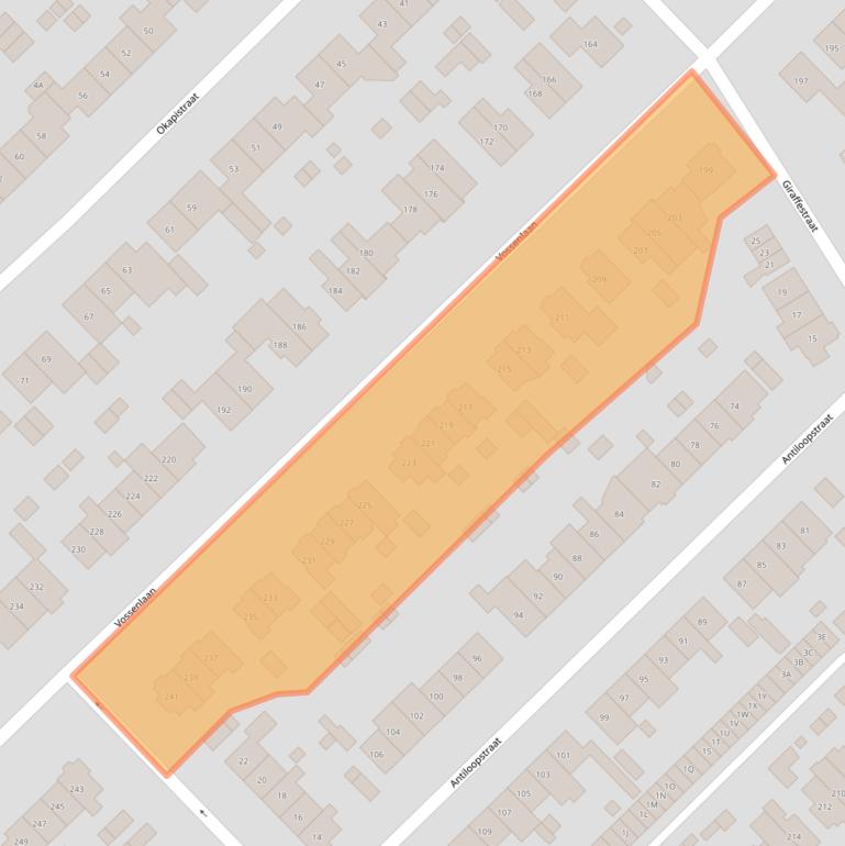 Kaart van postcodegebied 6531SJ.