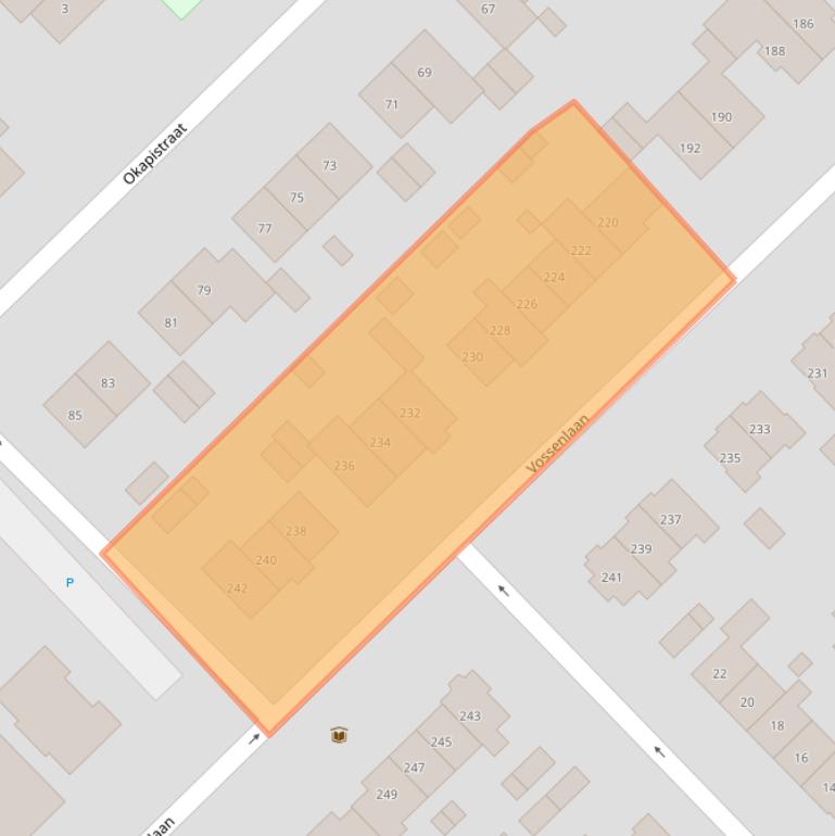 Kaart van postcodegebied 6531SW.