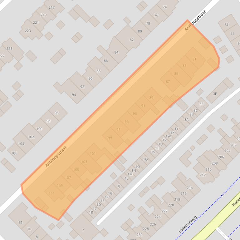 Kaart van postcodegebied 6531TM.