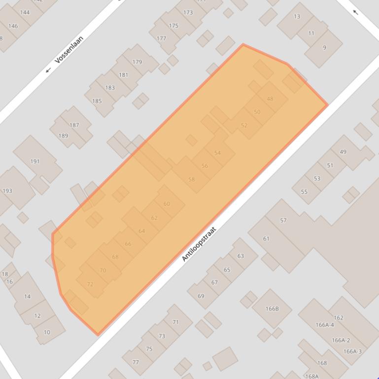 Kaart van postcodegebied 6531TR.