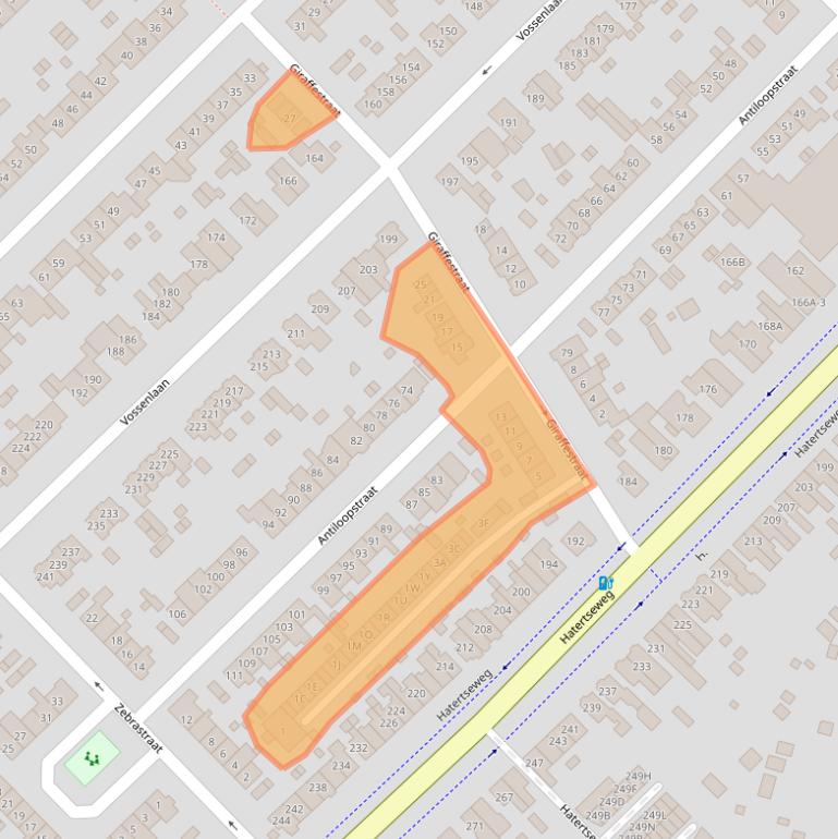 Kaart van postcodegebied 6531TT.