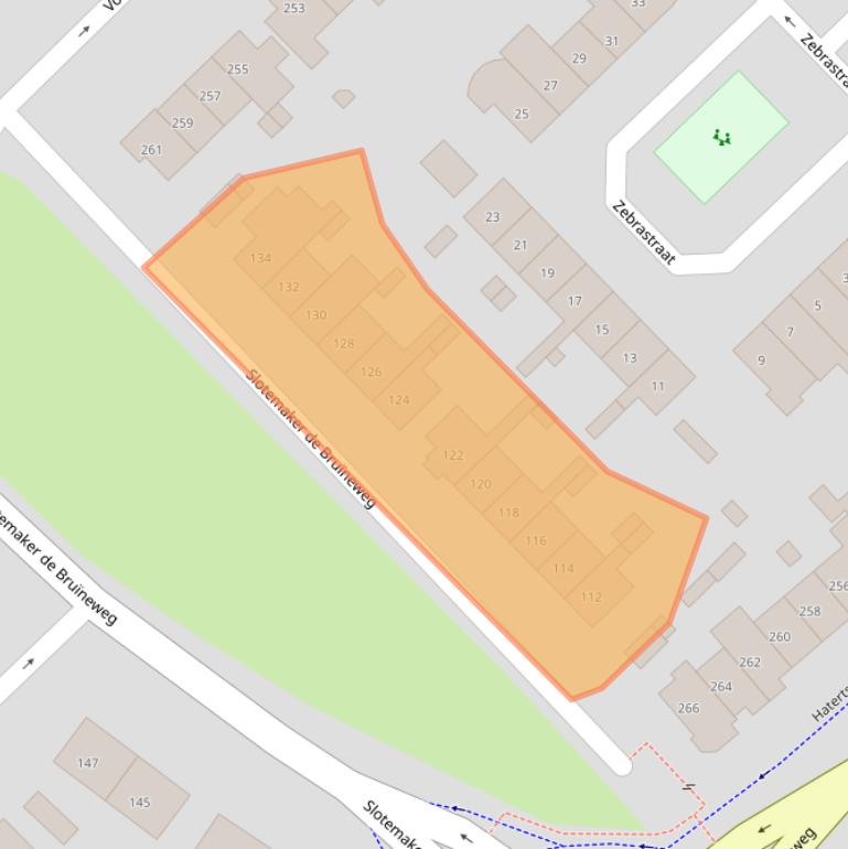 Kaart van postcodegebied 6531VB.