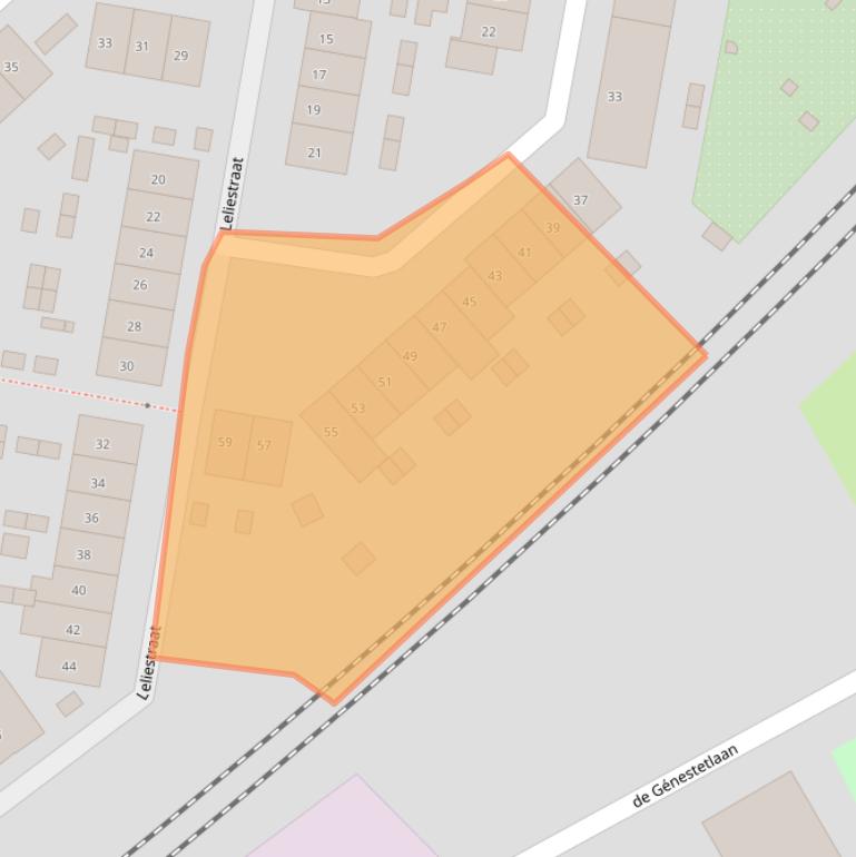 Kaart van postcodegebied 6531ZL.