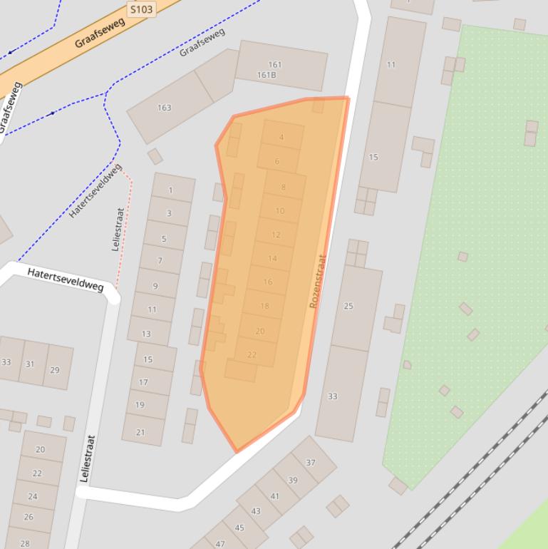 Kaart van postcodegebied 6531ZM.