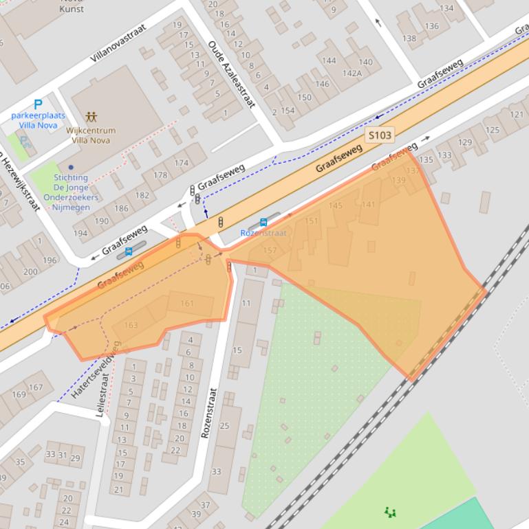 Kaart van postcodegebied 6531ZP.