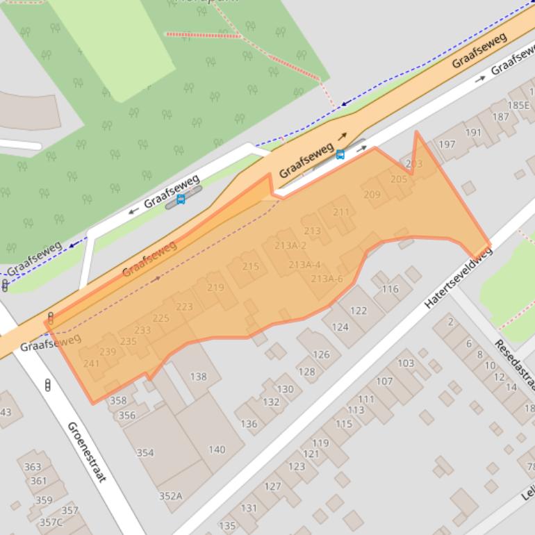 Kaart van postcodegebied 6531ZS.