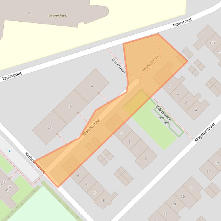 Kaart van postcodegebied 6532AN.