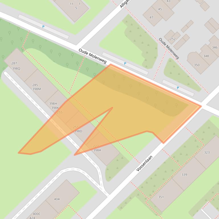 Kaart van postcodegebied 6532BA.