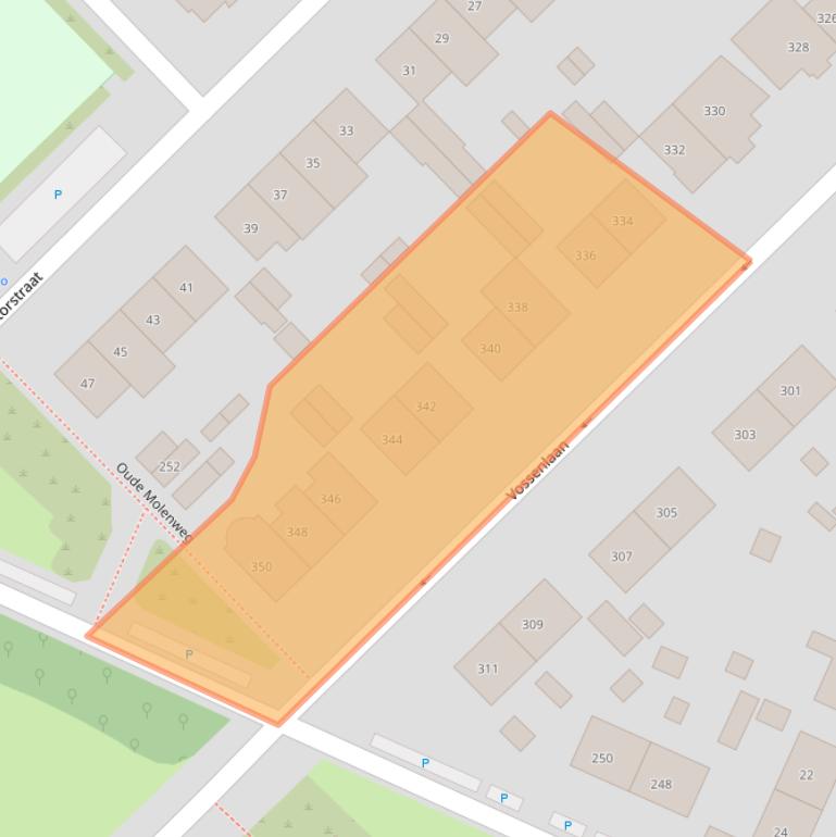 Kaart van postcodegebied 6532BJ.