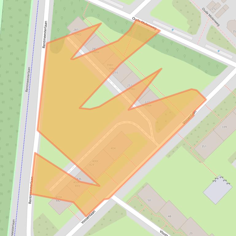 Kaart van postcodegebied 6532BK.