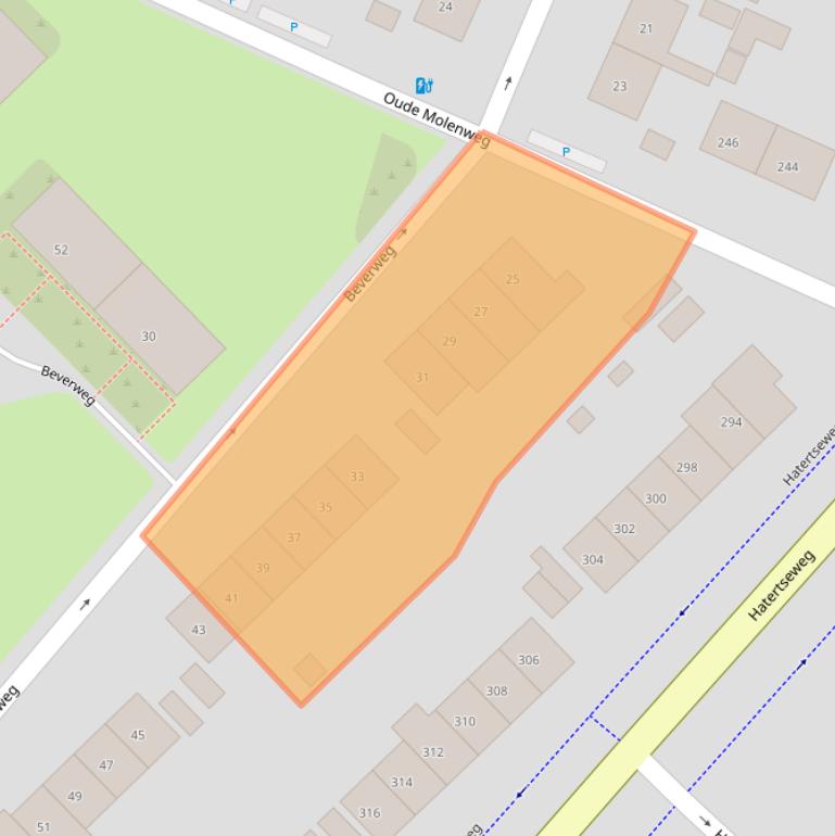 Kaart van postcodegebied 6532CB.