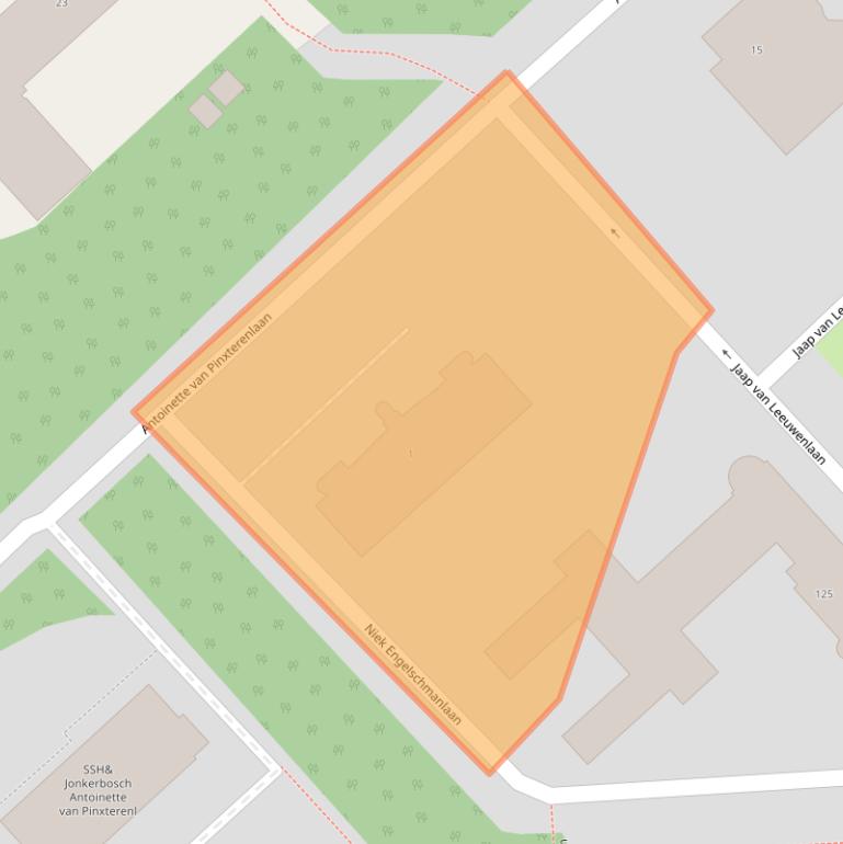 Kaart van postcodegebied 6532CP.