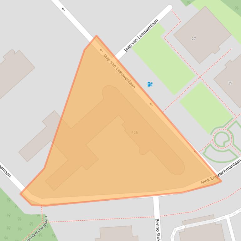 Kaart van postcodegebied 6532CR.