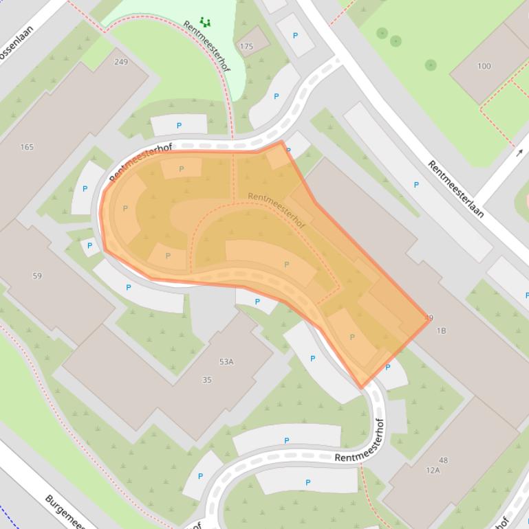 Kaart van postcodegebied 6532DP.