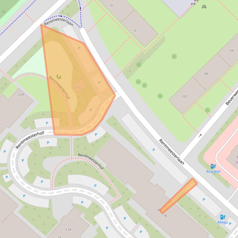 Kaart van postcodegebied 6532DT.