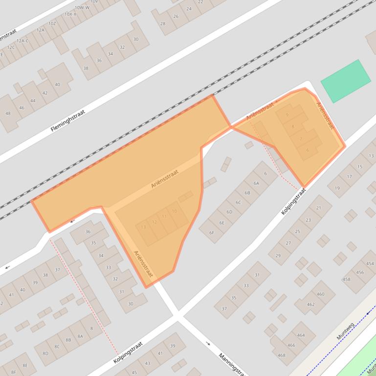 Kaart van postcodegebied 6532VS.