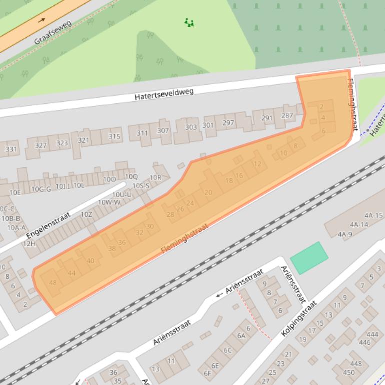 Kaart van postcodegebied 6532XG.
