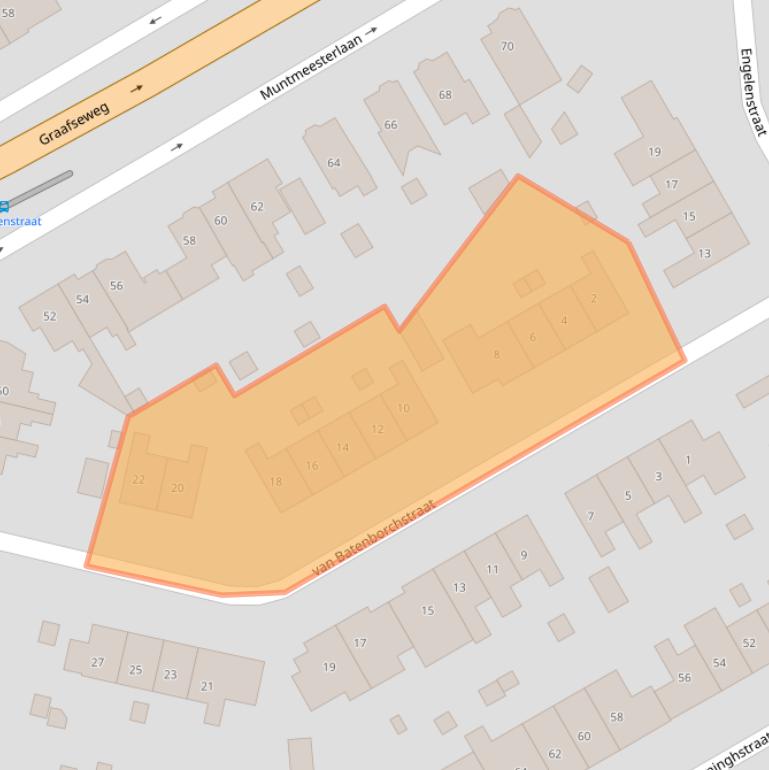 Kaart van postcodegebied 6532XK.