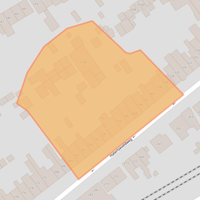 Kaart van postcodegebied 6532XW.