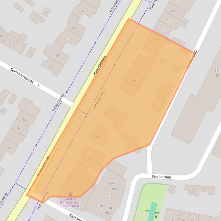 Kaart van postcodegebied 6533AC.