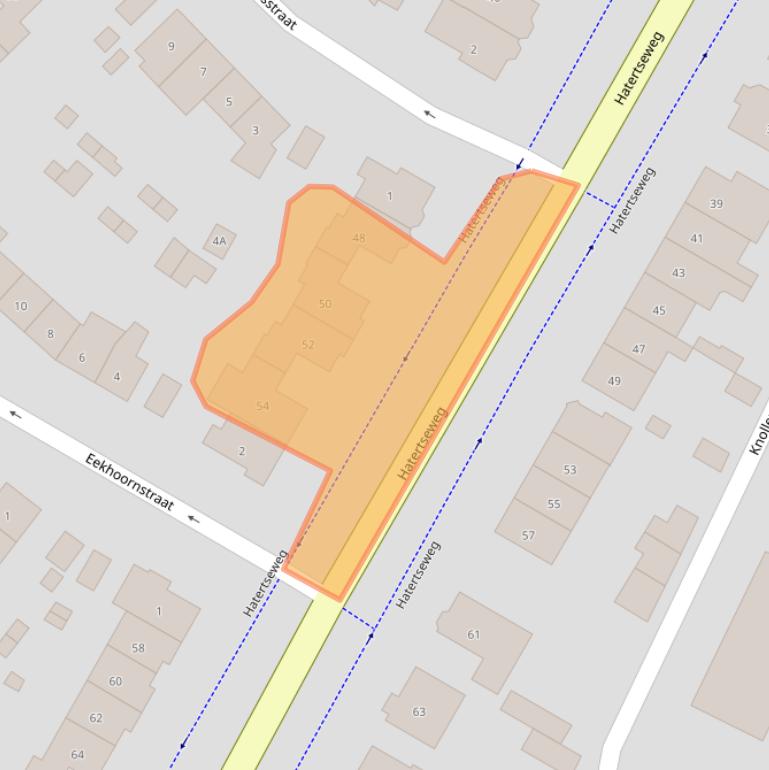 Kaart van postcodegebied 6533AP.