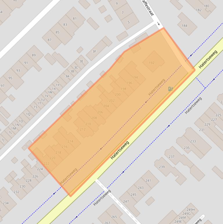 Kaart van postcodegebied 6533AV.