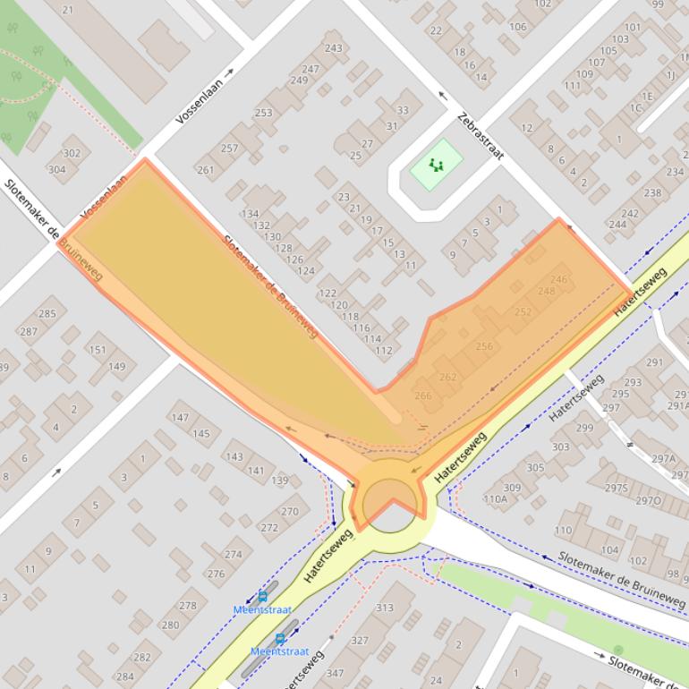 Kaart van postcodegebied 6533AX.