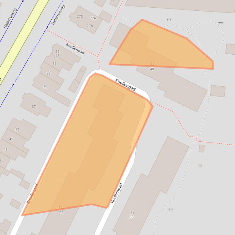 Kaart van postcodegebied 6533BG.