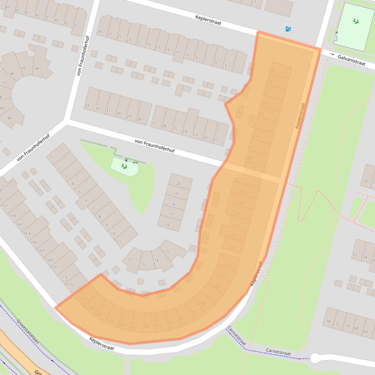 Kaart van postcodegebied 6533DD.