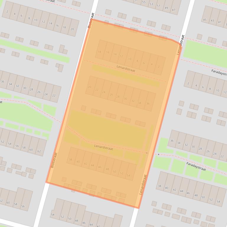 Kaart van postcodegebied 6533DL.