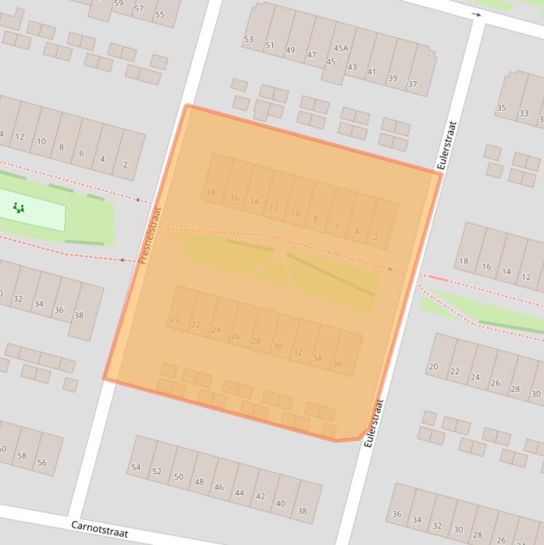Kaart van postcodegebied 6533DP.