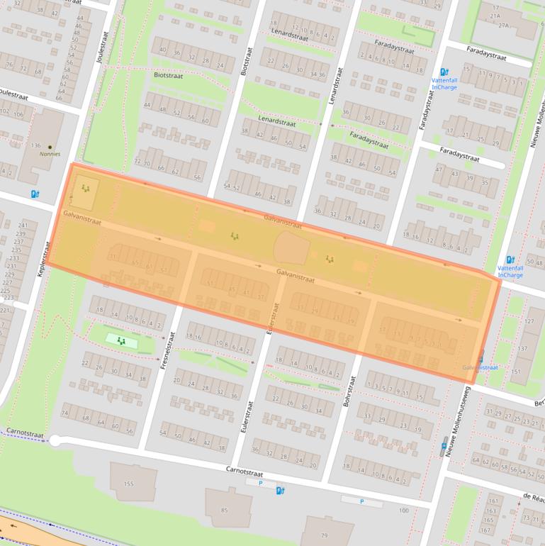 Kaart van postcodegebied 6533DV.