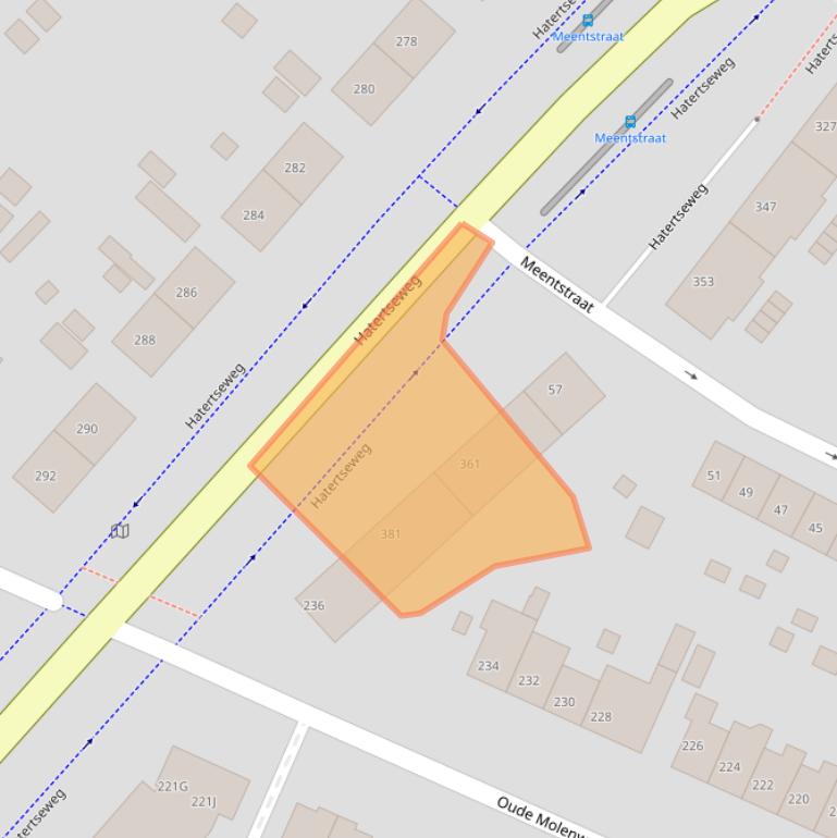 Kaart van postcodegebied 6533GD.