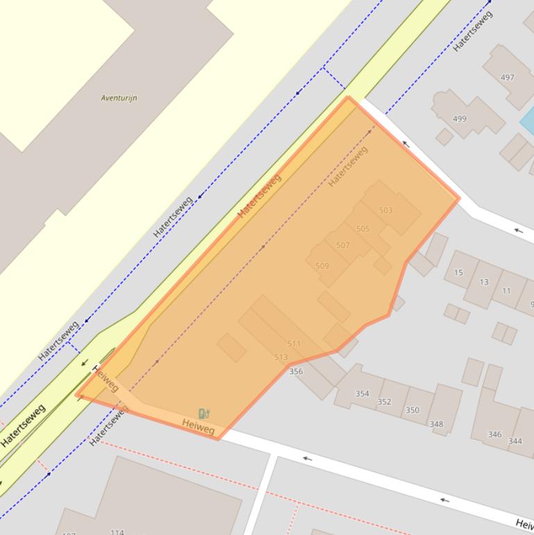 Kaart van postcodegebied 6533GK.