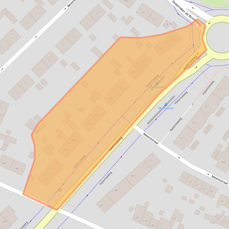 Kaart van postcodegebied 6533GM.