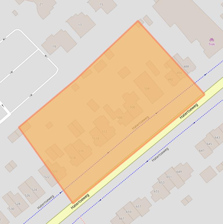 Kaart van postcodegebied 6533GW.
