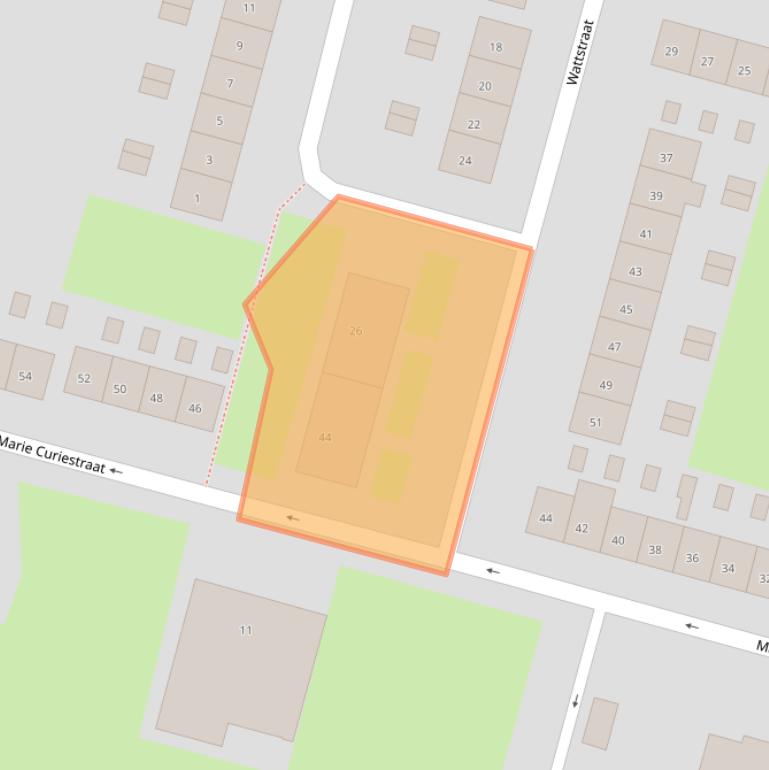 Kaart van postcodegebied 6533HR.