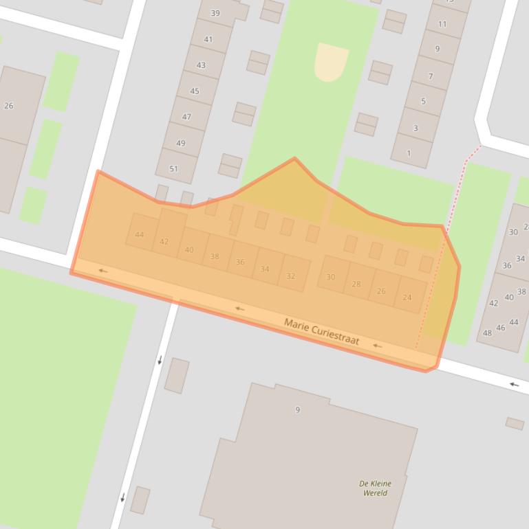 Kaart van postcodegebied 6533HX.