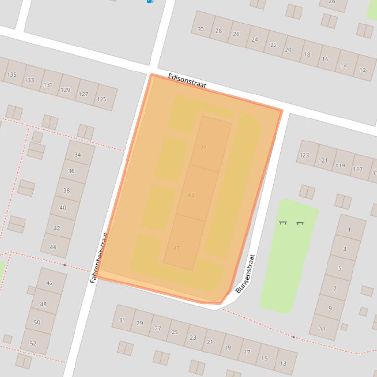 Kaart van postcodegebied 6533JM.